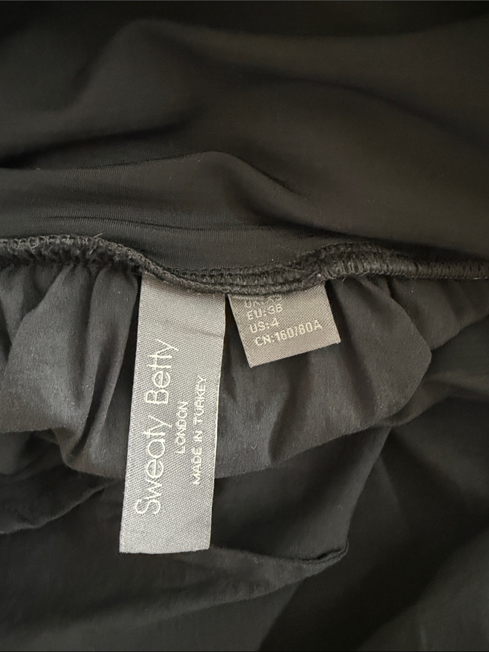 Sweaty Betty Black Racerback Midi Dress - Picture 5 of 6